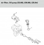 Stihl 009 LQ Quiet QuickStop Quickstop Plus Gasoline Chainsaw Spare Parts